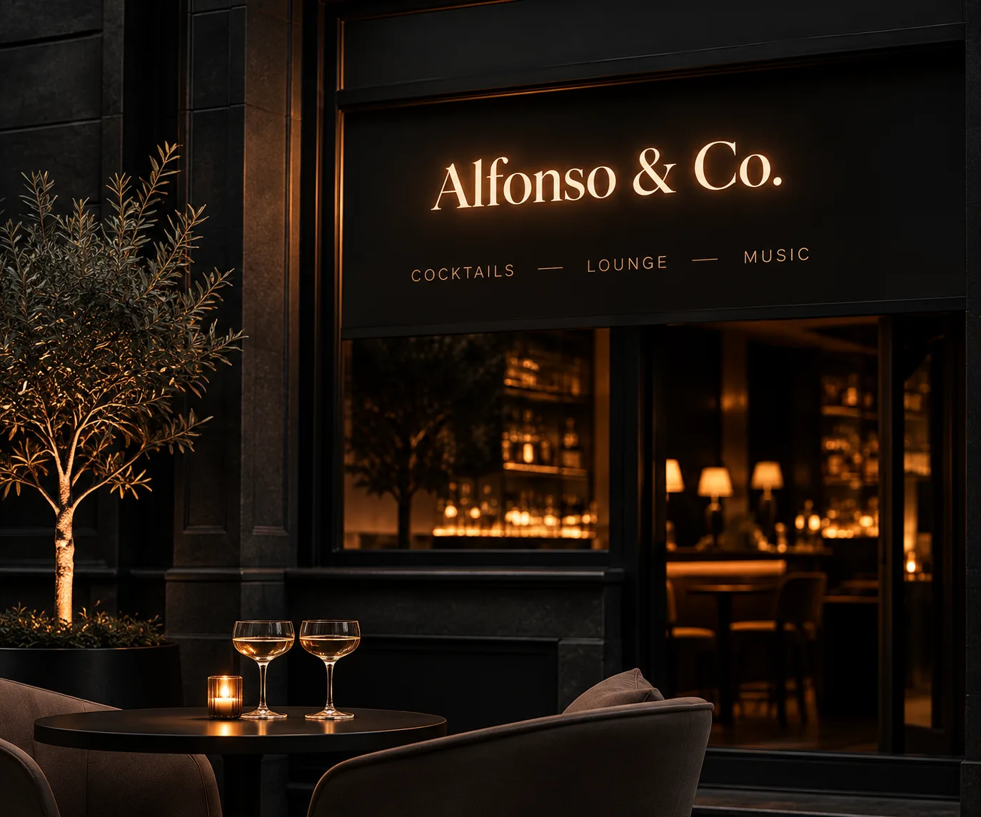 Concept Project: diseño web para el bar Alfonso & Co